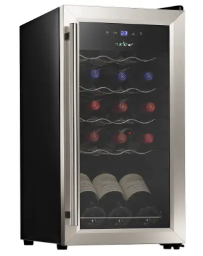 Nutrichef 15-Bottle built-in wine refrigerator: The best in-built wine cooler for 15 bottles