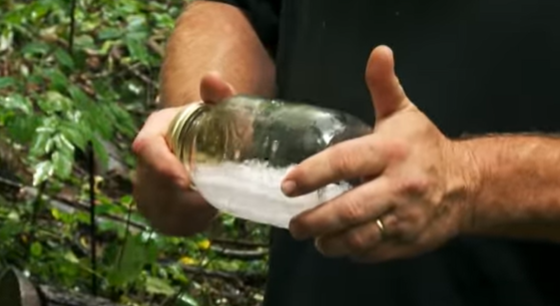 Determine the Proof by Shaking Test: Shake and check bubbles