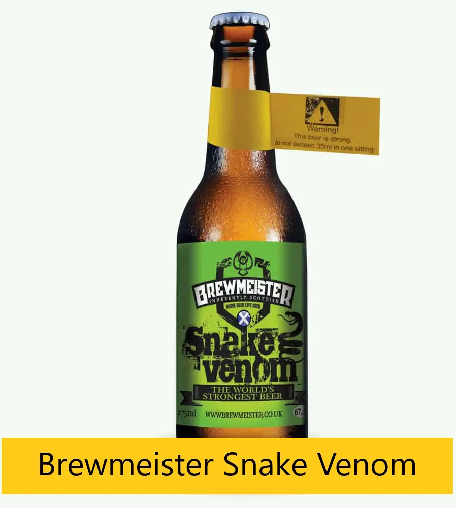 What cheap beer has the most alcohol content- Brewmeister Snake Venom
