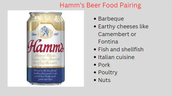 Hamm's Beer Food Pairings