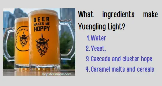 Yuengling Light ingredients