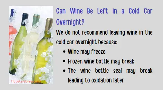 Can Wine Be Left in a Cold Car Overnight?