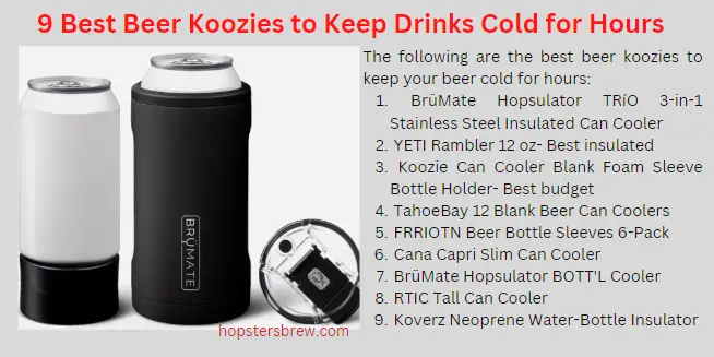 Best Beer Koozies to Keep Drinks Cold for Hours