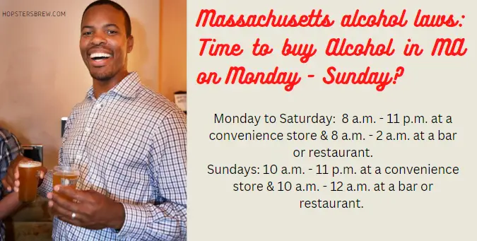 Massachusetts alcohol laws: What Time can you buy Alcohol in MA on Sunday?